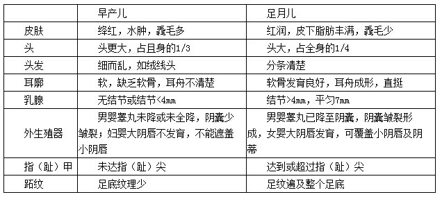 足月儿与早产儿的外观鉴别2.png